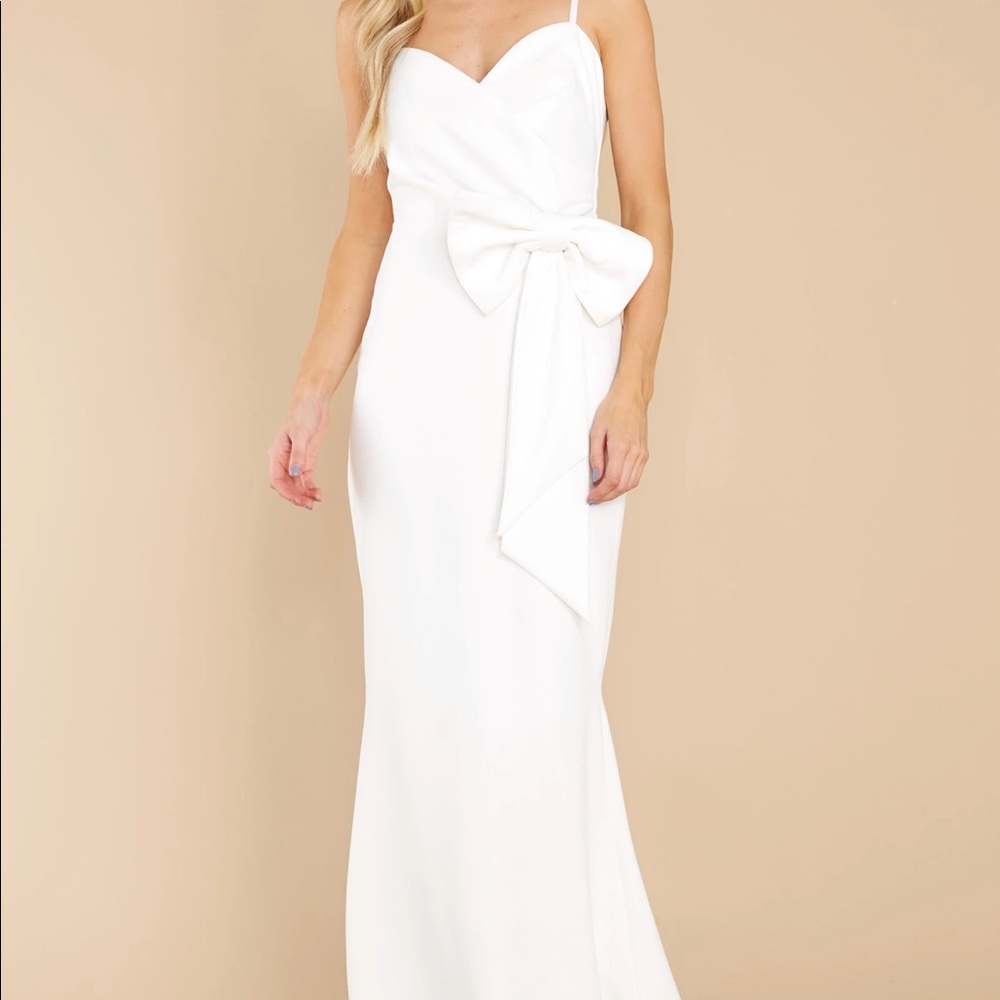 Red Dress Boutique - The Perfect Choice White Maxi Dress